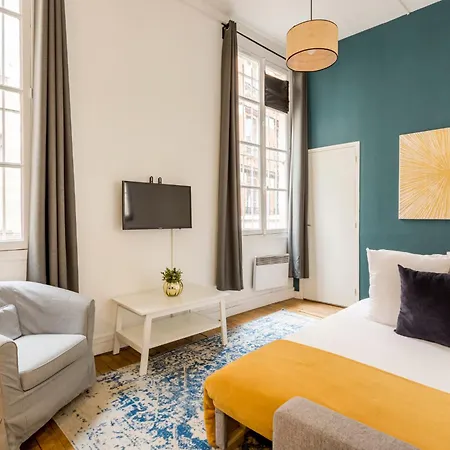 Cozy - Louvre - Clery Apartament Paryż