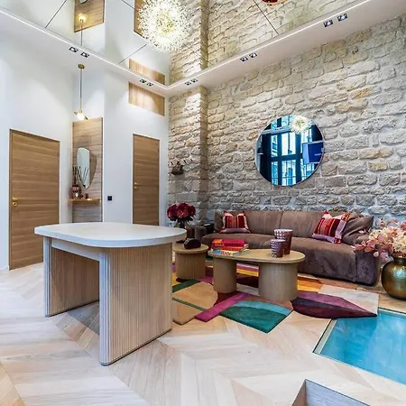 公寓 B Luxe Triplex, Cinema Near Place Des Vosges Ac 巴黎