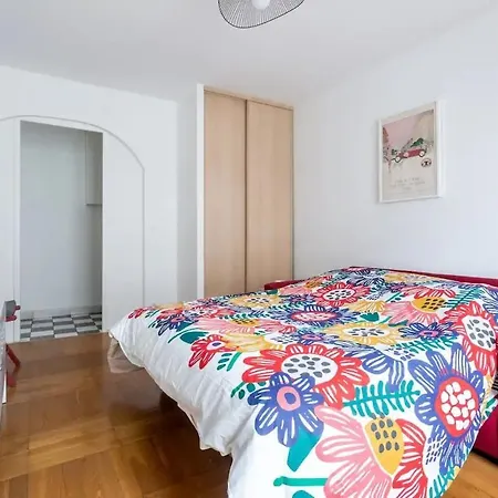 Апартаменты Cosy, Montparnasse-pte Versailles-tour Eiffel *