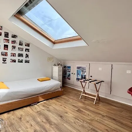 Апартаменты Large, Quiet, Familial Floor Duplex Париж