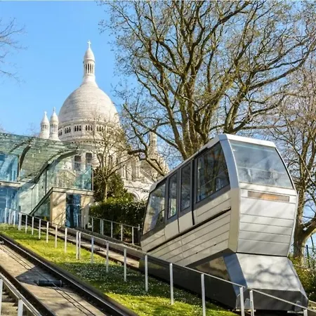 Au Pied De Montmartre Dans Avec Gardien Et De Surveillance Apartman