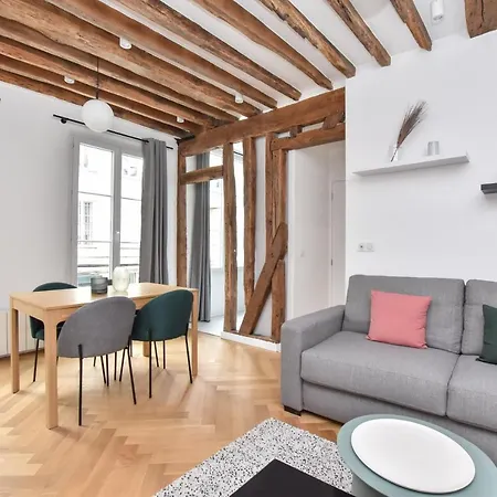 아파트 Authentic 1br-4p Republique - Le Marais 파리