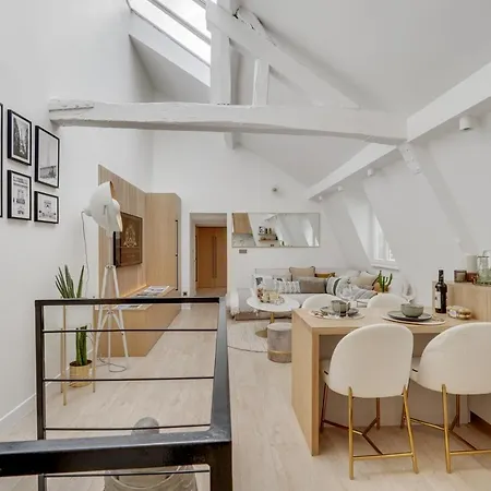 Apartment Amazing Historical Parisien Loft Next To Louvre Area-4 *