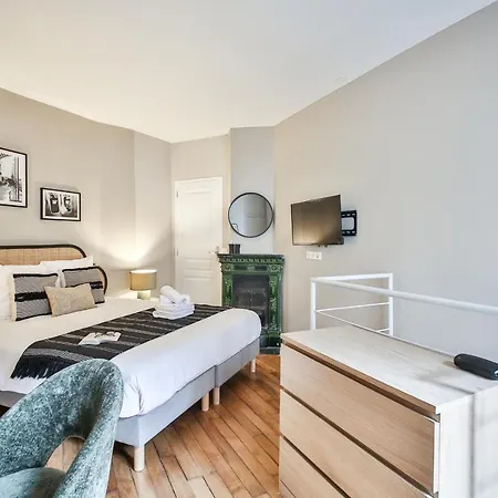 New Triplex 6pers#etoile#porte Maillot#porte Champerret Parijs