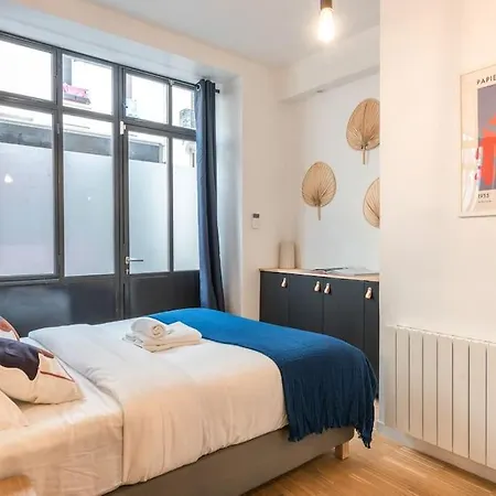 Design Architect Loft For 10 Guests Near Metro * París