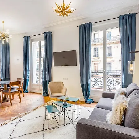 Apartment Habitat Parisien - 2br-2ba - Ac - Balcony - Opera
