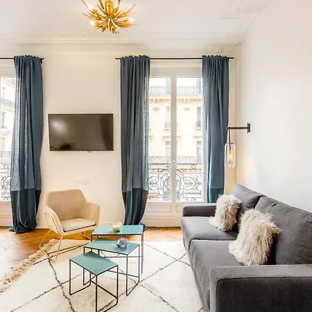 Apartment Habitat Parisien - 2br-2ba - Ac - Balcony - Opera