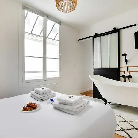 Welcoming - 2br-8p - Montorgueil Apartamento París