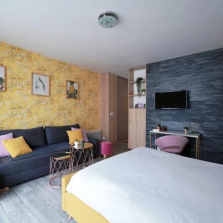 Apartament La Vie En Rose Modern Fresh Studio - Francois Mitterand Library *