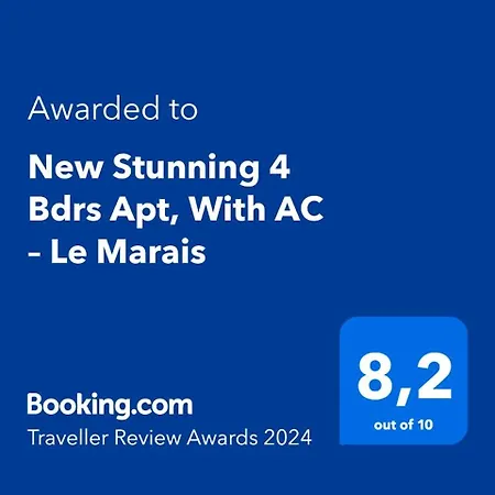 Lejlighed New Stunning 4 Bdrs Apt, With Ac - Le Marais Paris