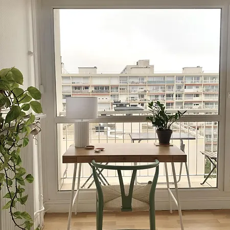 Chambre Tout Confort, Spacieuse, Calme Et Lumineuse Avec Balcon ホームステイ パリ