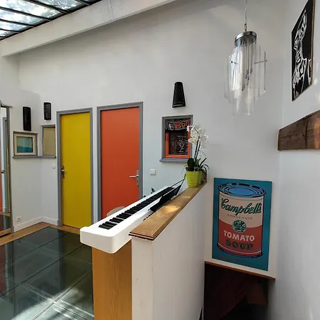 別荘 Atelier D'artiste - Loft With Garden Center Of