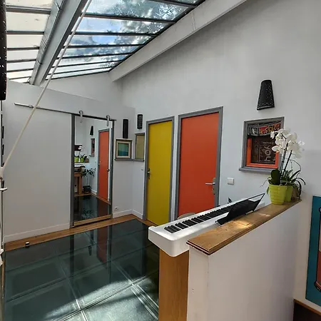 別荘 Atelier D'artiste - Loft With Garden Center Of パリ