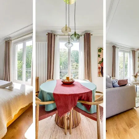 Apartman La Caribeenne - Charmant & Lumineux -pere Lachaise Párizs