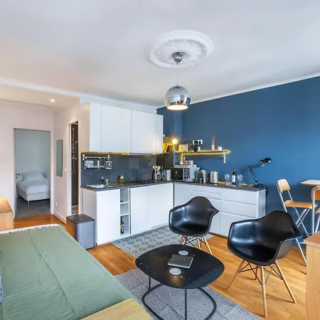 Cozy 1 Bedroom In Central Paris & Rooftop Views 公寓 巴黎
