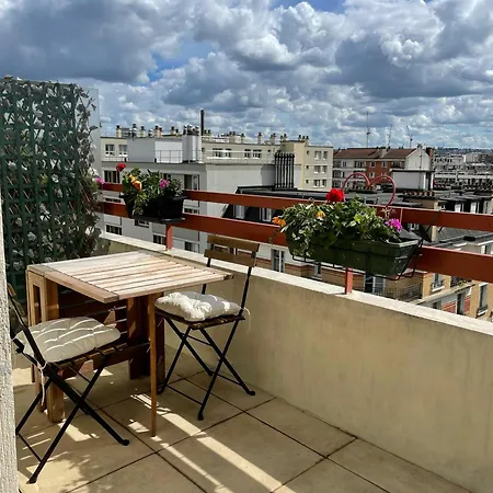 Appartement F8 - Terrace Paris's View, Eiffel Tower Area *
