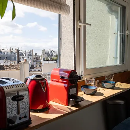 Moderne Artistique Sur Les Toits De Vue Sur Notre-dame Et La Seine Appartamento *