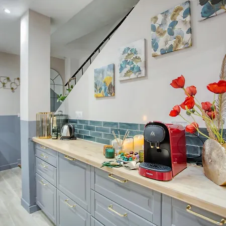 Apartamento Elegant Triplex In - Ideal For 10 - Aircon París