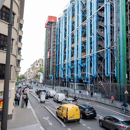 Marais, Rue Beaubourg - 6 Places 公寓 *