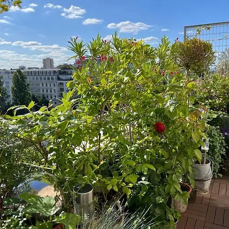 Superbe Duplex Paris-rooftop Vue Panoramique Apartamento
