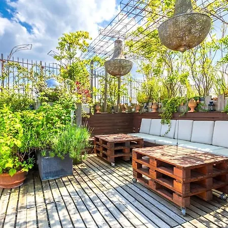 Superbe Duplex Paris-rooftop Vue Panoramique Apartamento