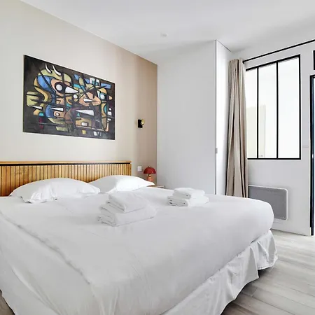 Apartman Charming With Patio - 2bd4p - Monceau Park
