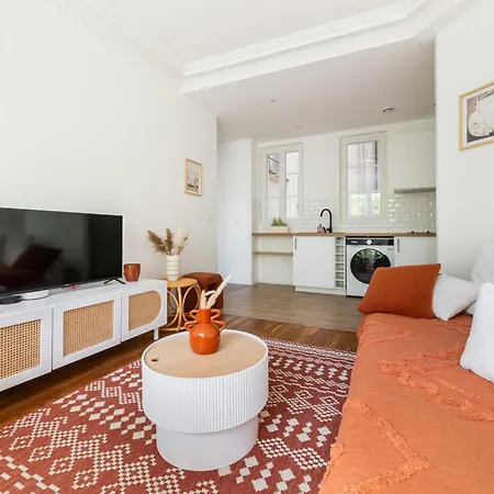 2 Pieces Fonctionnel Metro Jaures - 19 - 4p - Flat-guest 公寓 *