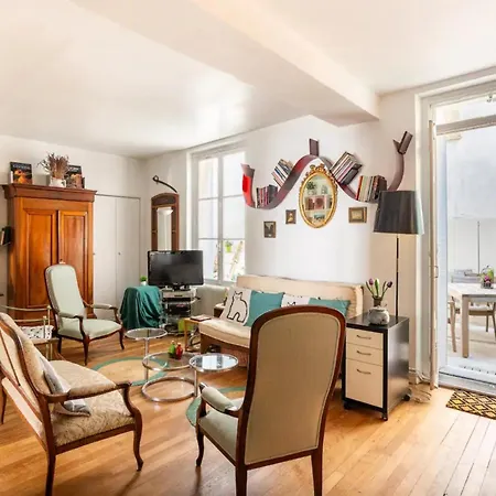 Vintage 2bd With Patio In Montmartre Apartamento *