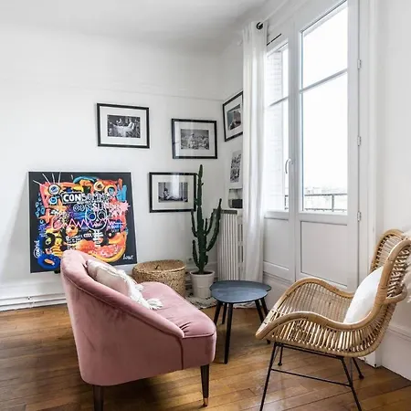Le Nid Parisien - Chic - Vue Tour Eiffel Apartamento