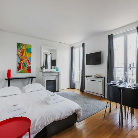 아파트 Luminous 1bdr Witha C&balcony-marais Louvre 파리
