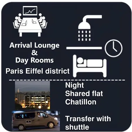 Accommodatie bij particulieren Eiffel Citea Dayroom Espace Sans Nuitee Et Partagee Chatillon Nuitee -- Repos Journee Ou Espace Travail 8-19h Proche Tour Eiffel Ou Usage Bureau A L'heure En Journee -- Nuitee Chatillon Avenue