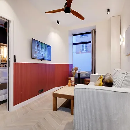 Superb -1br-4p- Montmartre Lägenhet Paris