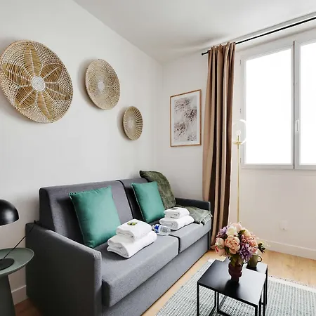 Apartamento Peaceful -2p- Square Des Batignolles *