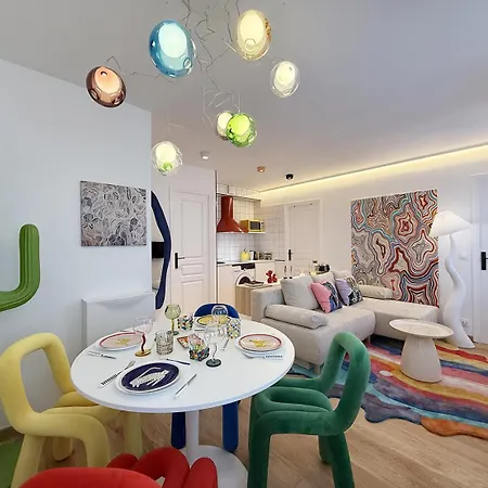 Apartamento Pop Art & Vibrant Parisian Flat