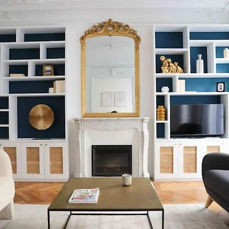 아파트 Charming 3 Bedroom Haussmannien In 17th