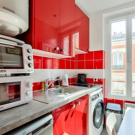 1br Flat 2 Min Away From Metro Station Maraichers Apartment