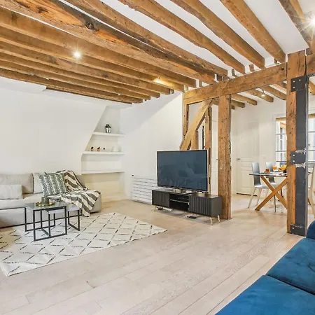 Spacious 1br In The Heart Of & Pompidou Appartement Parijs