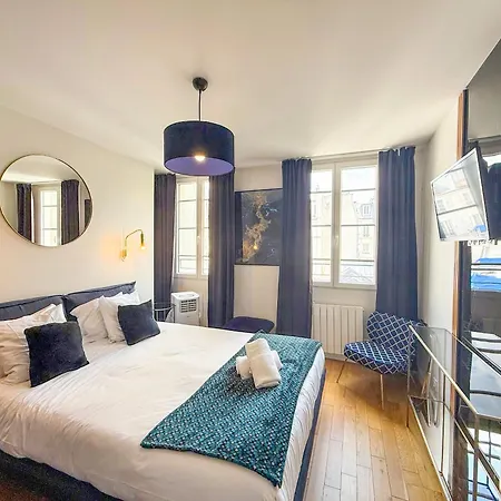 Apartman Urban Flat 176 - Charming 3 Bedroom In Montorgueil