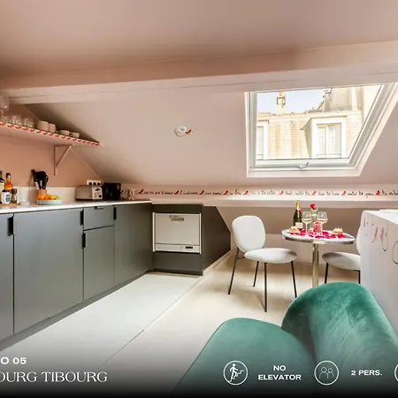Apartament Beauquartier - Marais, Bourg Tibourg *