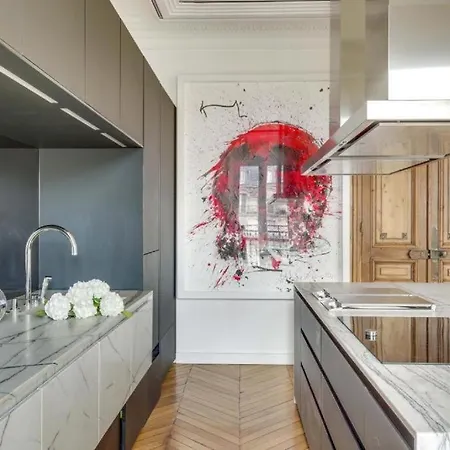 Apartament Luxurious Penthouse Near Champs Elysees And Front Of Eiffel Tower Paryż