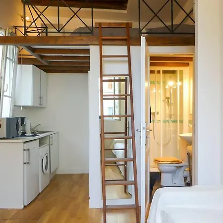 Chatelet Hyper Central Studio With Mezzanine Appartement
