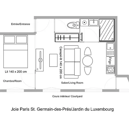 Joie St Germain Des Prés - Jardin Luxembourg *