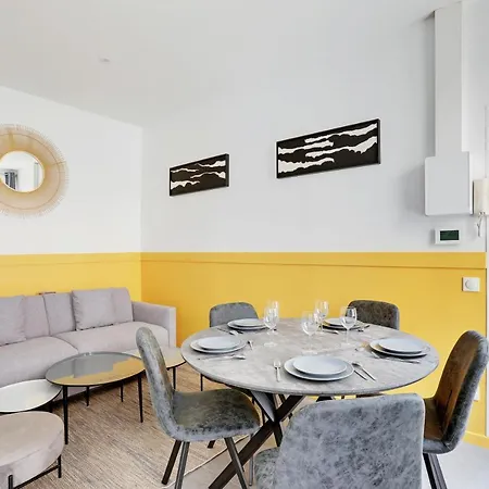 Charming -1br-5p - Republique Apartament Paryż