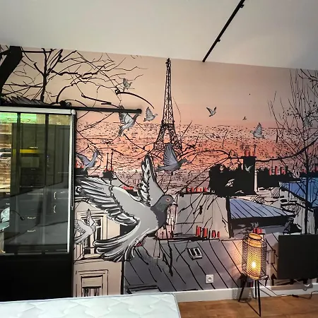 Good Vibes Luxurious Loft In 11th, With Ac & Table Football Apartment Paris