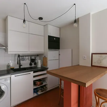 Apartment Peaceful Studio With Private Terrace In Montmartre Paris