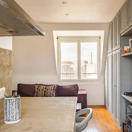 Appartement Beautiful With A View Of Eiffel Tower In Center
