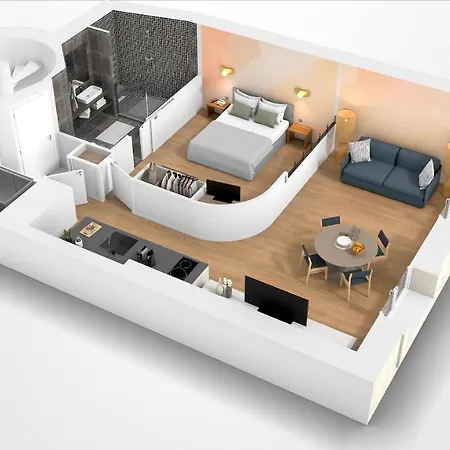 Appartement Yuna Les Halles