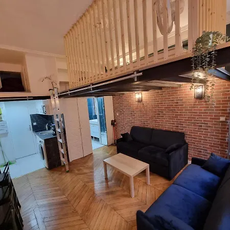 Beautiful Mini Loft Near Saint-lazare Appart hôtel