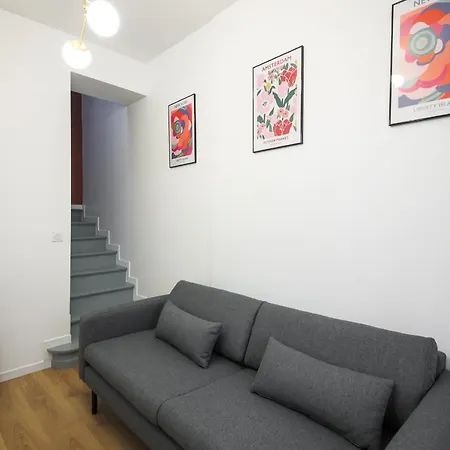 4#duplex 2 Pers#paris 15#commerce#ac Apartment *