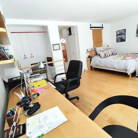 דירה Bright&artful Loft Typical Parisian Lifestyle Area